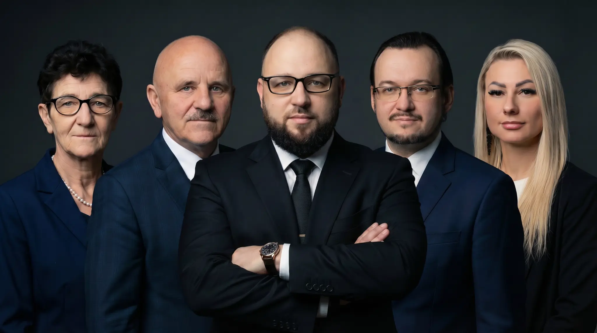 Zespół Kancelarii Klonowski: Małgorzata Klonowska, Grzegorz Klonowski, dr Radosław Klonowski, r.pr. Szymon Czaplewski, Sylwia Golicka